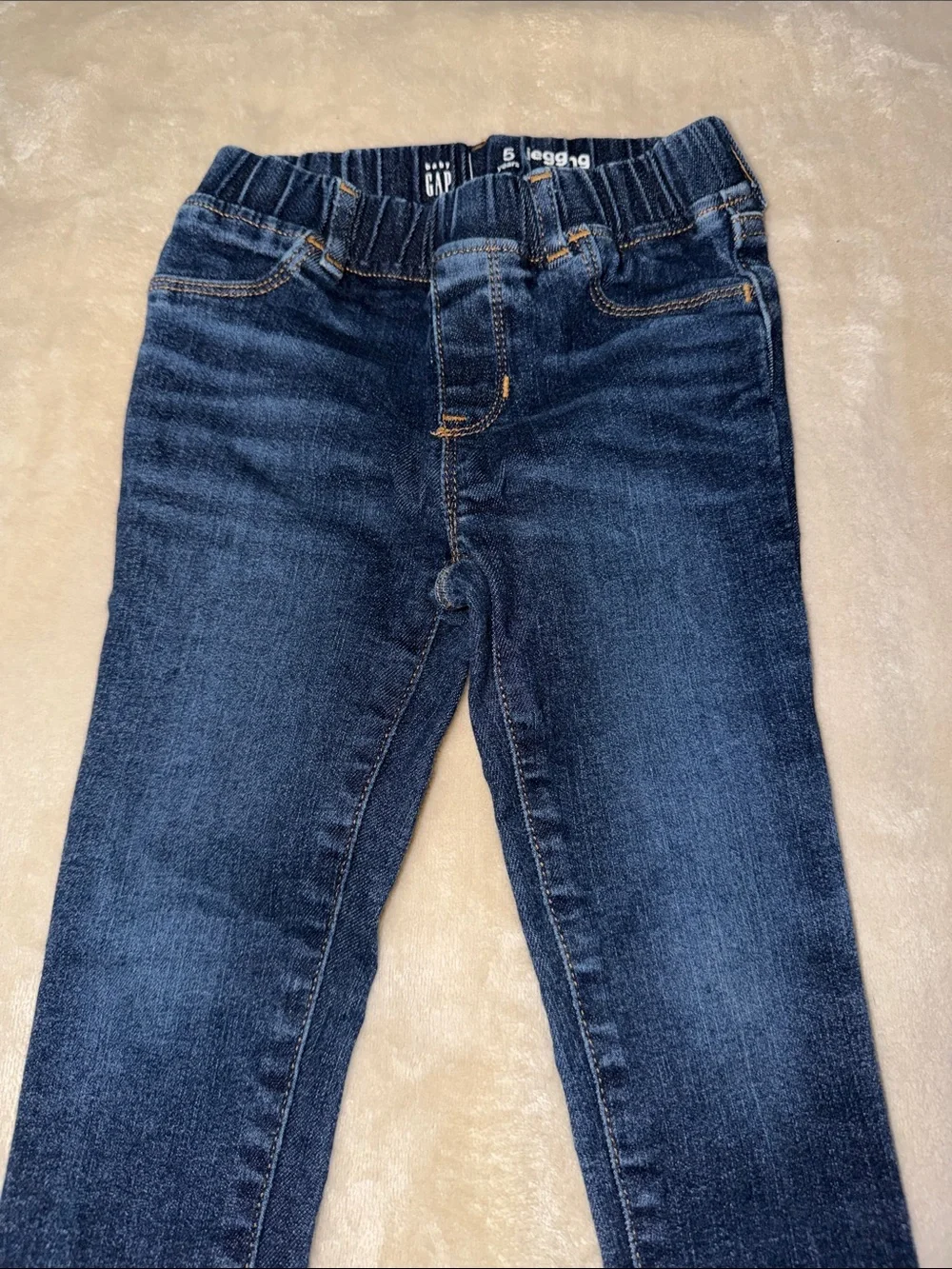 GAP Girls Dark Blue Stretch Jeggings